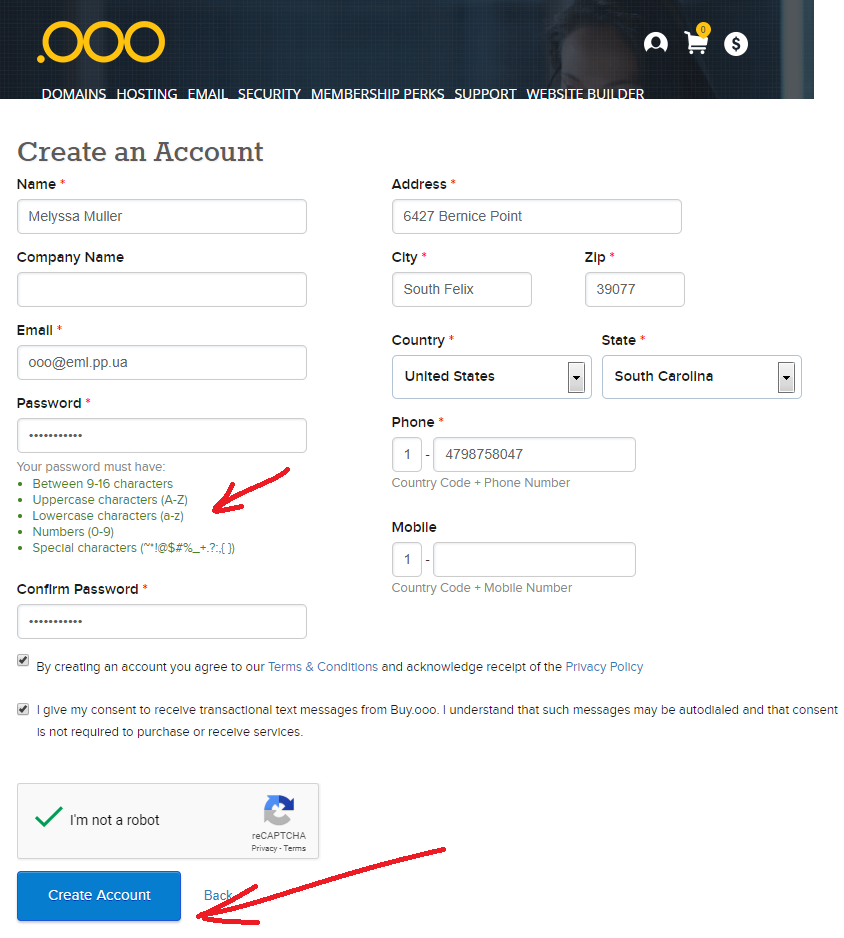 Het registratieformulier invullen